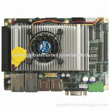 3.5" Embedded board computer, D2550 CPU, 6 x COM, 2 x GLAN, VGA/LVDS, PCI104, mSATA, 12V D
